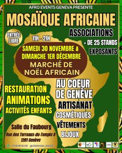 affiche du marché africain